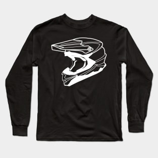 Motocross Helmet Long Sleeve T-Shirt